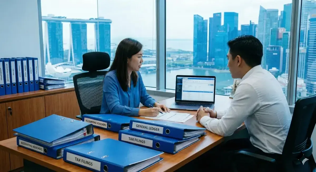 Sinnova Consulting team providing professional advisory in Singapore office